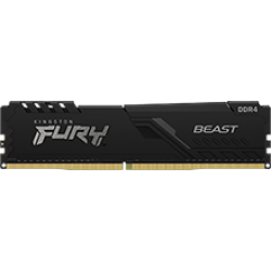 Kingston 16GB 3200MT/s DDR4 CL16 DIMM (Kit of 2) FURY Beast Black