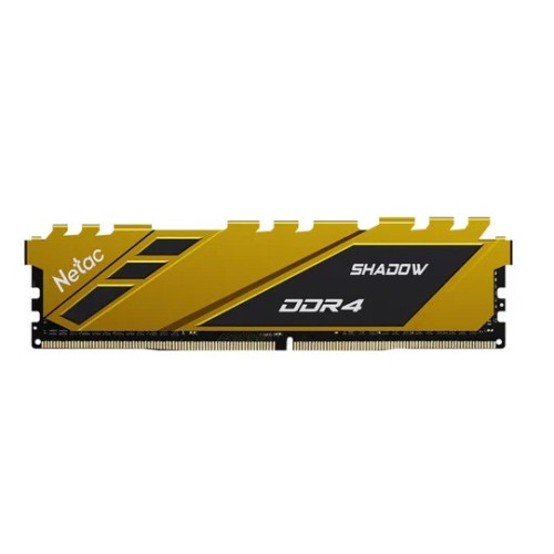 Netac Shadow 8GB DDR4-2666 C19 Yellow Memory module (DIMM)