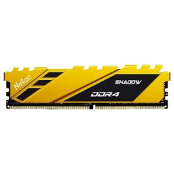 Netac Shadow 8GB DDR4-3200 C16 Yellow Memory module (DIMM)