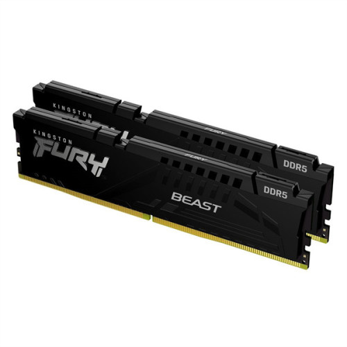 Kingston 32GB 5600MT/s DDR5 CL40 DIMM kit (2x16GB) FURY Beast Black XMP