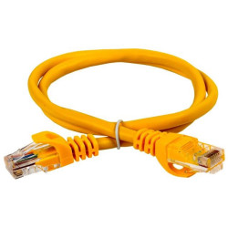 ITK Коммутационный шнур (патч-корд), кат.5Е UTP, 3м, желтый