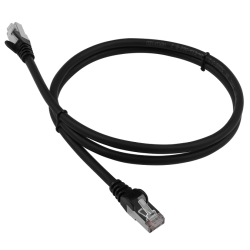 Патч-корд LANMASTER LSZH FTP кат.6, 7.0 м, черный