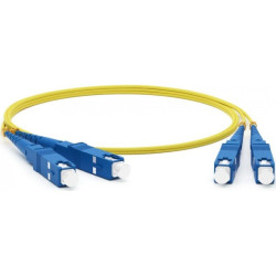 Патч-корд оптический TWT, PVC, дуплексный, SC/UPC-SC/UPC, SM OS2, 3.0 м