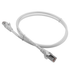 Патч-корд LANMASTER LSZH FTP кат.5e, 0.5 м, серый