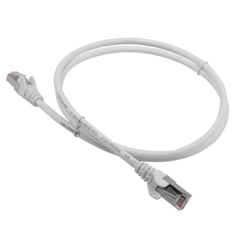Патч-корд LANMASTER LSZH FTP кат.5e, 0.5 м, серый