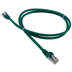 Патч-корд LANMASTER LSZH FTP кат.5e, 2.0 м, зеленый