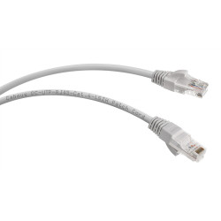 Cabeus PC-UTP-RJ45-Cat.6-5m-LSZH Патч-корд U/UTP, категория 6, 2xRJ45/8p8c, неэкранированный, серый, LSZH, 5м