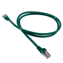 Патч-корд LANMASTER LSZH FTP кат.5e, 7.0 м, зеленый