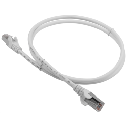Патч-корд LANMASTER LSZH FTP кат.5e, 10 м, белый