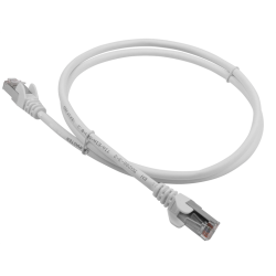 Патч-корд LANMASTER LSZH FTP кат.5e, 2.0 м, белый
