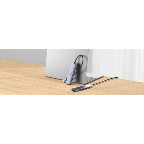 Netac Hub WF13, Type-C to USB3.0+USB2.0*2+100W PD+HDMI (repl. NT08WF13-30GR)