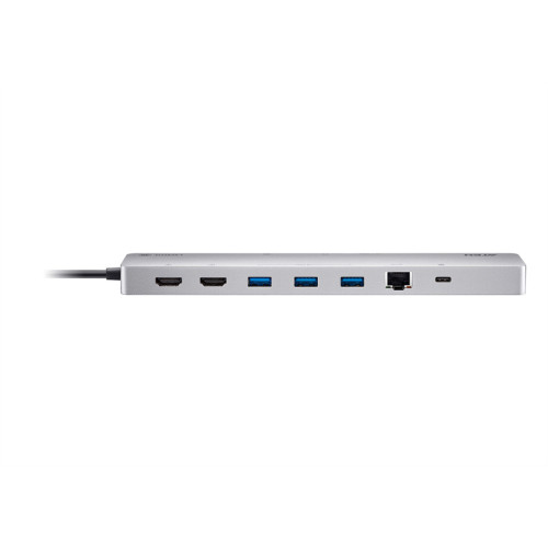 ATEN 8k (4k HDMI Dual Display) 11-in-1 USB-C Multiport Dock with USB PD 100W