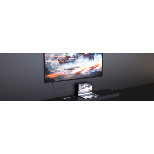 Netac Hub WF13, Type-C to USB3.0+USB2.0*2+100W PD+HDMI (repl. NT08WF13-30GR)