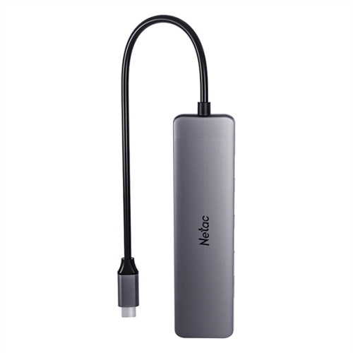 Netac Hub WF14, Type-C to USB3.0*3+HDMI+mSD/SD 2.0 (repl. NT08WF14-30GR)