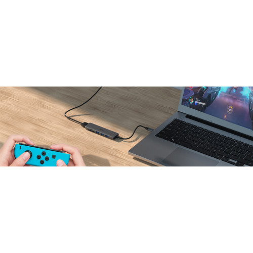 Netac Hub WF14, Type-C to USB3.0*3+HDMI+mSD/SD 2.0 (repl. NT08WF14-30GR)