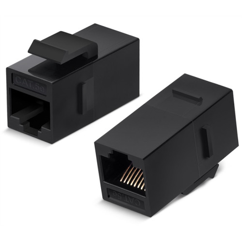 Cabeus CA-KJ-8p8c-C5e Проходной адаптер формата Keystone, RJ45-RJ45 (8p8c), категория 5е, неэкранированный