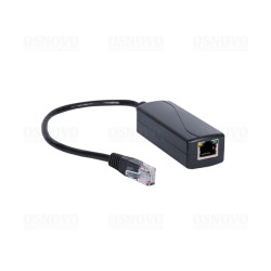 OSNOVO CN-PoE24/G PoE-конвертер Gigabit Ethernet 48V в 24V. Порты: вх. - RJ45(10/100/1000 Base-T, IEEE 802.3af/at), вых. - кабель RJ45(10/100/1000 Base-T, 24V 1A). Входное напряжение: DC48-57V. Методы