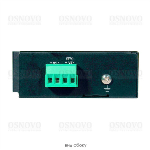 OSNOVO Midspan-1/903G(Booster) Промышленный PoE-инжектор Gigabit Ethernet на 90W с бустером напряжения. Соответствует стандартам PoE IEEE 802.3af/at/bt. Автоматическое определение PoE устройств. Мощно