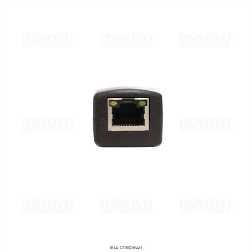 OSNOVO CN-PoE24/G PoE-конвертер Gigabit Ethernet 48V в 24V. Порты: вх. - RJ45(10/100/1000 Base-T, IEEE 802.3af/at), вых. - кабель RJ45(10/100/1000 Base-T, 24V 1A). Входное напряжение: DC48-57V. Методы