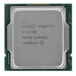 CPU Intel Core i7-11700 (2.5GHz/16MB/8 cores) LGA1200 OEM, UHD Graphics 750 350MHz, TDP 65W, max 128Gb DDR4-3200, CM8070804491214SRKNS, 1 year
