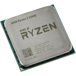 CPU AMD Ryzen 3 3200G, 4/4, 3.6-4.0GHz, 384KB/2MB/4MB, AM4, 65W, Radeon Vega 8, OEM, 1 year