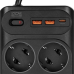 Powercom сетевой фильтр, 1,8 метра, 10 розеток, USB-Ax2, USB Type-C, 16А/4кВт, cечение провода: 1,5мм2, цвет черный, 1 год гарантии (2065238) Powercom сетевой фильтр, 1,8 метра, 10 розеток, USB-Ax2, USB Type-C, 16А/4кВт, cечение провода: 1,5мм2, цвет черный, 1 год гарантии (2065238)