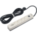 Powercom сетевой фильтр, 3 метра, 4 розетки, USB-Ax2, USB Type-C, 16А/4кВт, cечение провода: 1,5мм2, цвет белый, 1 год гарантии (2066038)