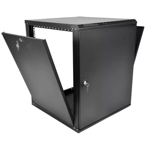 ЦМО Шкаф телекоммуникационный настенный разборный ЭКОНОМ 15U (600  350) дверь металл, цвет черный