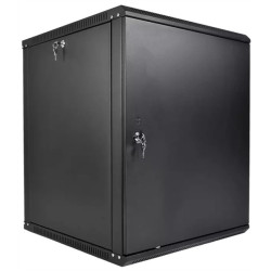 ЦМО Шкаф телекоммуникационный настенный разборный ЭКОНОМ 12U (600  650) дверь металл, цвет черный