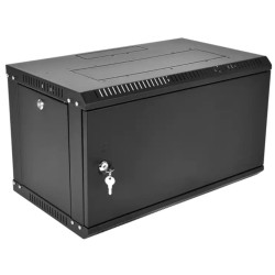 ЦМО Шкаф телекоммуникационный настенный разборный ЭКОНОМ 9U (600  520) дверь металл, цвет черный