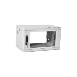 ЦМОШкаф телекоммуникационный настенный сварной 6U (600  350) съёмные стенки, дверь стекло