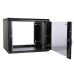 ЦМО Шкаф телекоммуникационный настенный разборный ЭКОНОМ 15U (600х520) дверь стекло, цвет черный