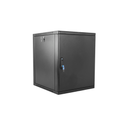 ЦМО Шкаф телекоммуникационный настенный сварной 12U (600  350) съёмные стенки, дверь металл, чёрный