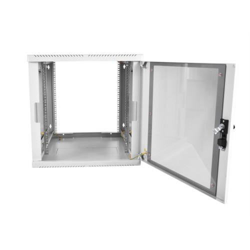 ЦМО Шкаф телекоммуникационный настенный разборный 12U (600х520) дверь стекло