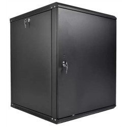 ЦМО Шкаф телекоммуникационный настенный разборный ЭКОНОМ 12U (600  350) дверь металл, цвет черный