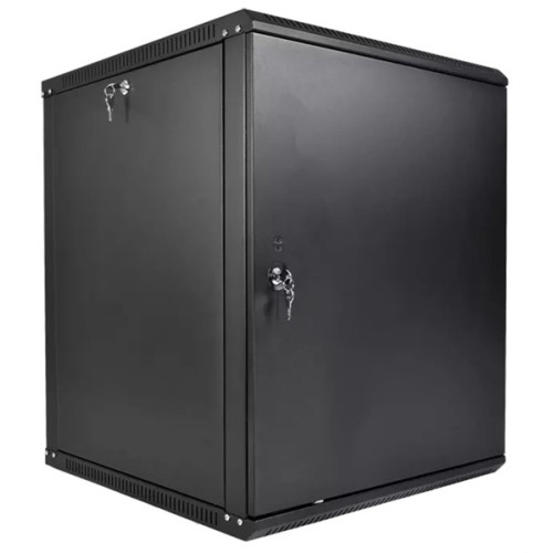 ЦМО Шкаф телекоммуникационный настенный разборный ЭКОНОМ 12U (600  350) дверь металл, цвет черный