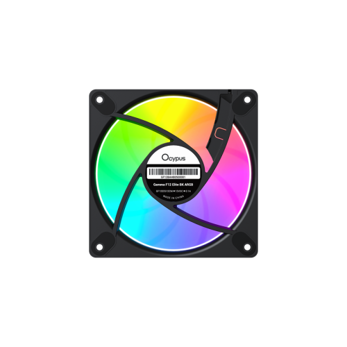 Ocypus Gamma F12 Elite BK ARGB, 120x120x25mm, 4-PIN PWM, 600-1800 RPM, 26 DBA MAX, HYDRO BEARING