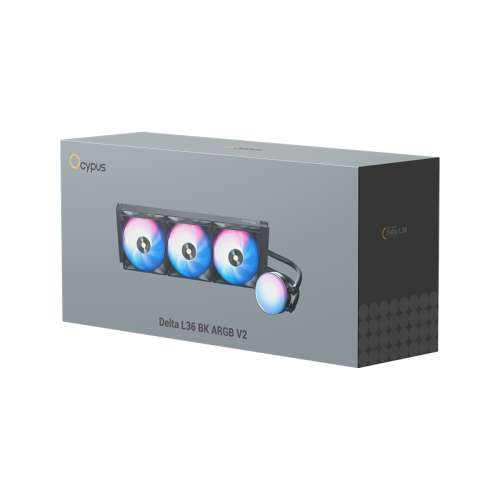 Ocypus Delta L36 BK ARGB V2, 360mm, ARGB Pump, 3x120mm ARGB fans, LGA115X/1200/1700/18XX, AM4/AM5