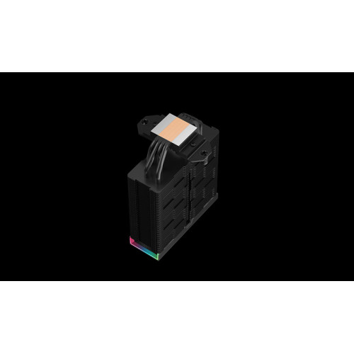 DEEPCOOL AK400 DIGITAL PRO LGA1700/1200/115X/AM5/AM4 (9шт/кор, TDP 220W, PWM, Fan 120mm, 4 тепл. трубки, ARGB, черный) RET