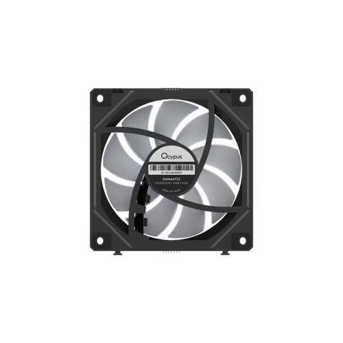 Ocypus Gamma F12 UNI BK ARGB 3 IN 1, 3x120x120x25mm, 4-PIN PWM, 800-1800 RPM, 31 DBA MAX, HYDRO BEARING