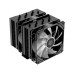 ID-COOLING SE-207-XT ARGB LGA20XX/1700/1200/115X/AM5/AM4 (8шт/кор, TDP 280W, PWM, черный, 7 тепл.трубок + медная база, 2 x FAN 120mm,  Addressable RGB LED) RET