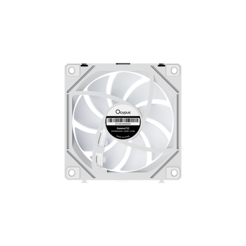 Ocypus Gamma F12 UNI WH ARGB 3 IN 1, 3x120x120x25mm, 4-PIN PWM, 800-1800 RPM, 31 DBA MAX, HYDRO BEARING