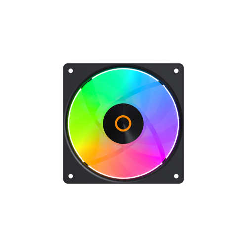 Ocypus Gamma F12 Elite BK ARGB REVERSE BLADE, 120x120x25mm, 4-PIN PWM, 600-1800 RPM, 26 DBA MAX, HYDRO BEARING