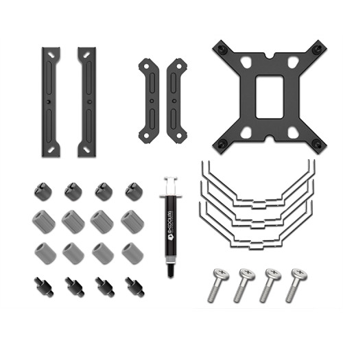 ID-COOLING SE-207-XT ARGB LGA20XX/1700/1200/115X/AM5/AM4 (8шт/кор, TDP 280W, PWM, черный, 7 тепл.трубок + медная база, 2 x FAN 120mm,  Addressable RGB LED) RET