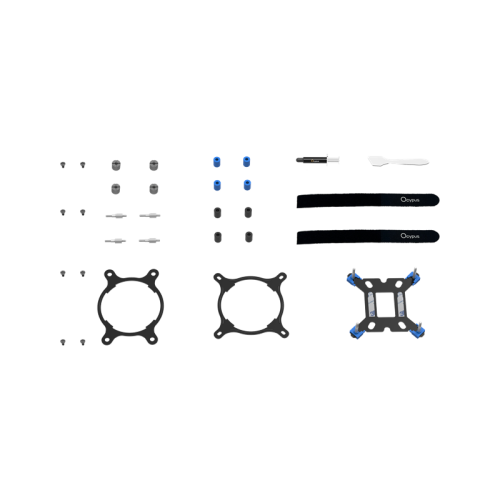 Ocypus Delta L24 BK ARGB V2, 240mm, ARGB Pump,2x120mm ARGB fans, LGA115X/1200/1700/18XX, AM4/AM5