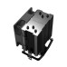 ZALMAN CNPS4X BLACK V2, 92mm FAN, 3 HEAT PIPES, 4-PIN PWM, 800-2000 RPM, 29DBA, HYDRO BEARING, LGA1700/1200/115x, AM5/AM4/AM3, screw type installation