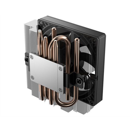 ID-COOLING IS-53-XT BLACK LGA1851/1700/1200/115X/AM5/AM4 низкопрофильный высота 53mm (24шт/кор, TDP 95W, PWM, 4 тепл.трубок + медная база, FAN 92mm, черный) BOX