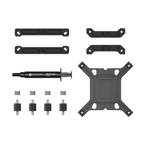 ID-COOLING IS-53-XT BLACK LGA1851/1700/1200/115X/AM5/AM4 низкопрофильный высота 53mm (24шт/кор, TDP 95W, PWM, 4 тепл.трубок + медная база, FAN 92mm, черный) BOX