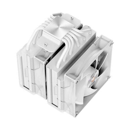 Ocypus Delta A62 WH ARGB, 2x120mm ARGB FAN, Top Panel, 6 HEAT PIPES, 4-PIN PWM, 500-2000 RPM, 29DBA, HYDRO BEARING, LGA115X/1200/1700/18XX, AM4/AM5