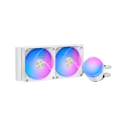 Ocypus Delta L24 WH ARGB V2, 240mm, ARGB Pump,2x120mm ARGB fans, LGA115X/1200/1700/18XX, AM4/AM5